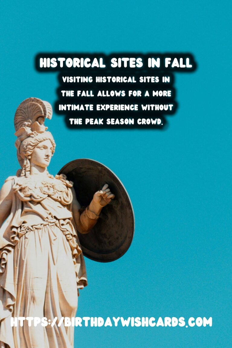 Discover the Charm of Historical Sites During Off-Season Fall Travels