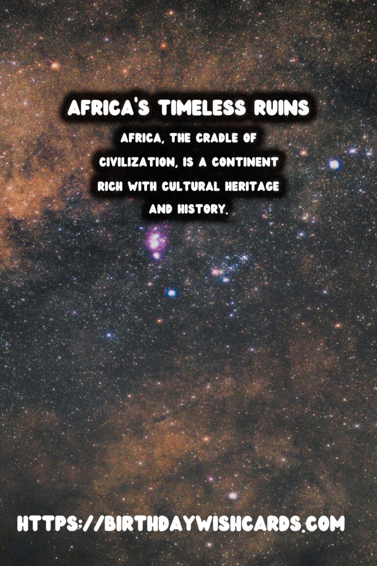 Discovering Africa's Untouched Historical Ruins