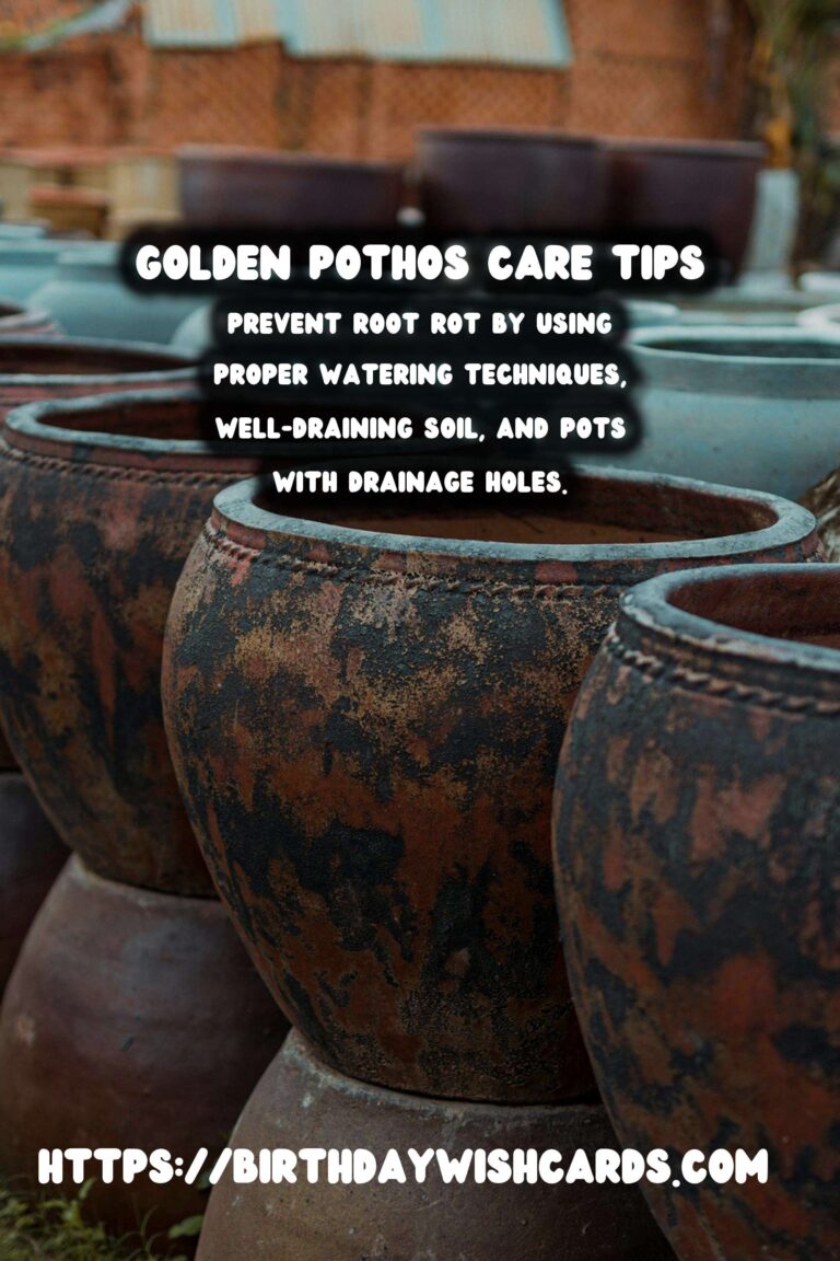 Easy Care Guide for Golden Pothos: Root Rot Prevention