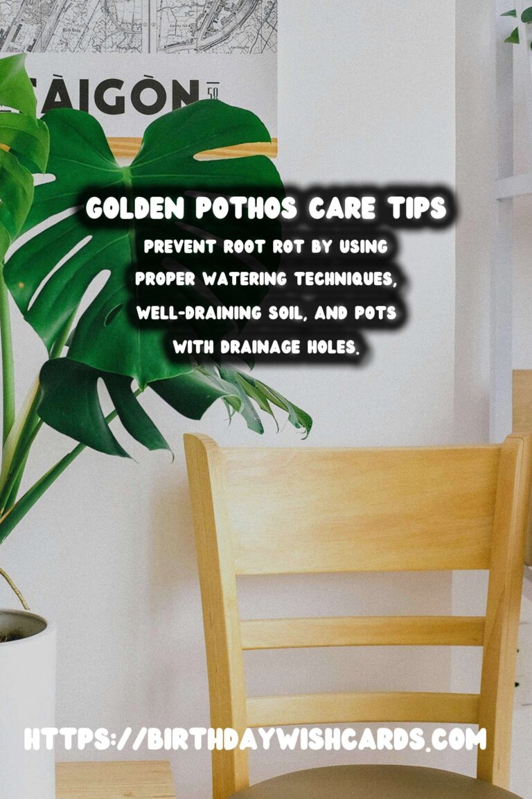 Easy Care Guide for Golden Pothos: Root Rot Prevention