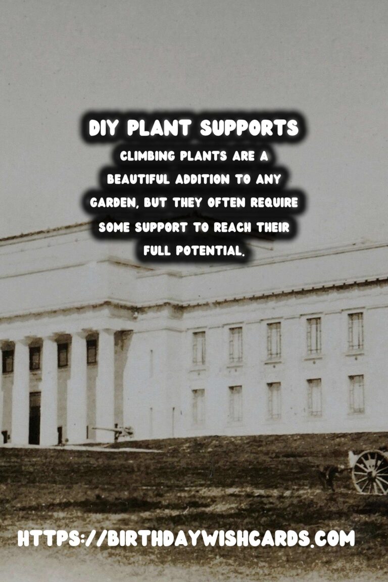 Easy DIY Plant Supports for Climbing Plants