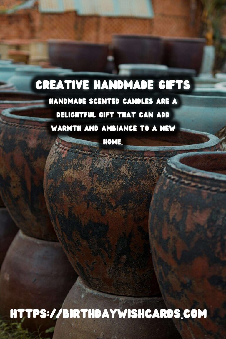 Easy Handmade Gifts for Housewarming Parties