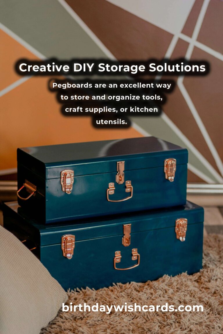 Effective DIY Storage Solutions for a Clutter-Free Home