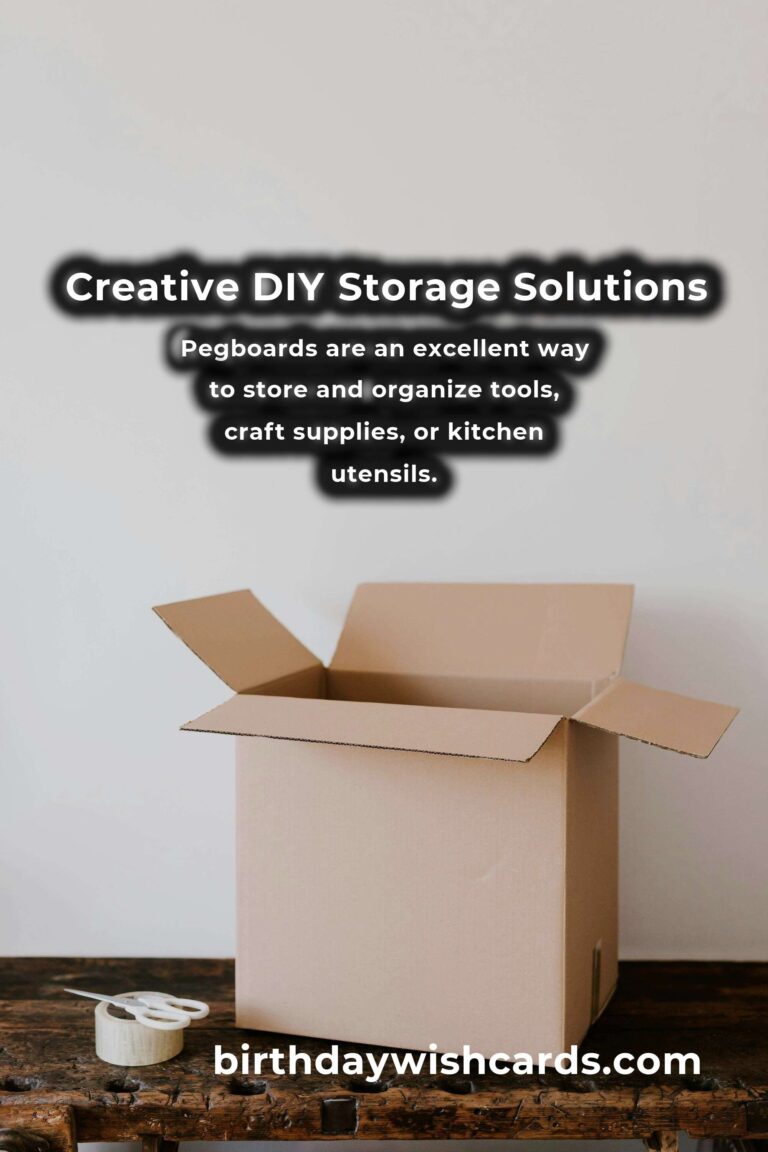 Effective DIY Storage Solutions for a Clutter-Free Home