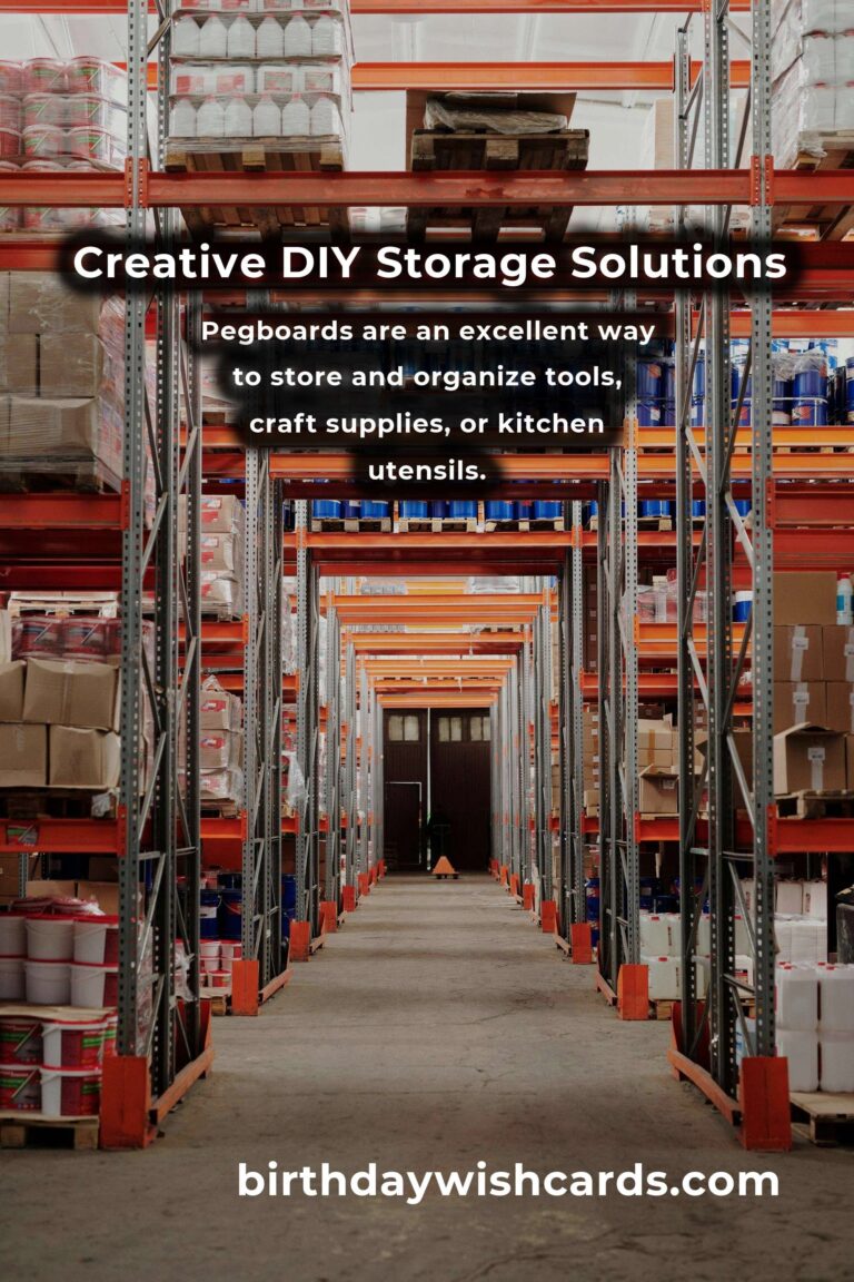 Effective DIY Storage Solutions for a Clutter-Free Home
