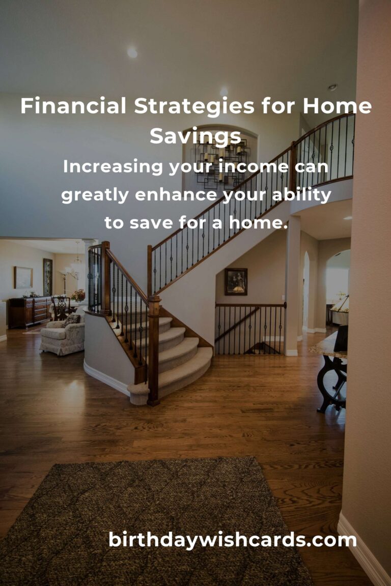 Effective Financial Strategies to Save for a Home