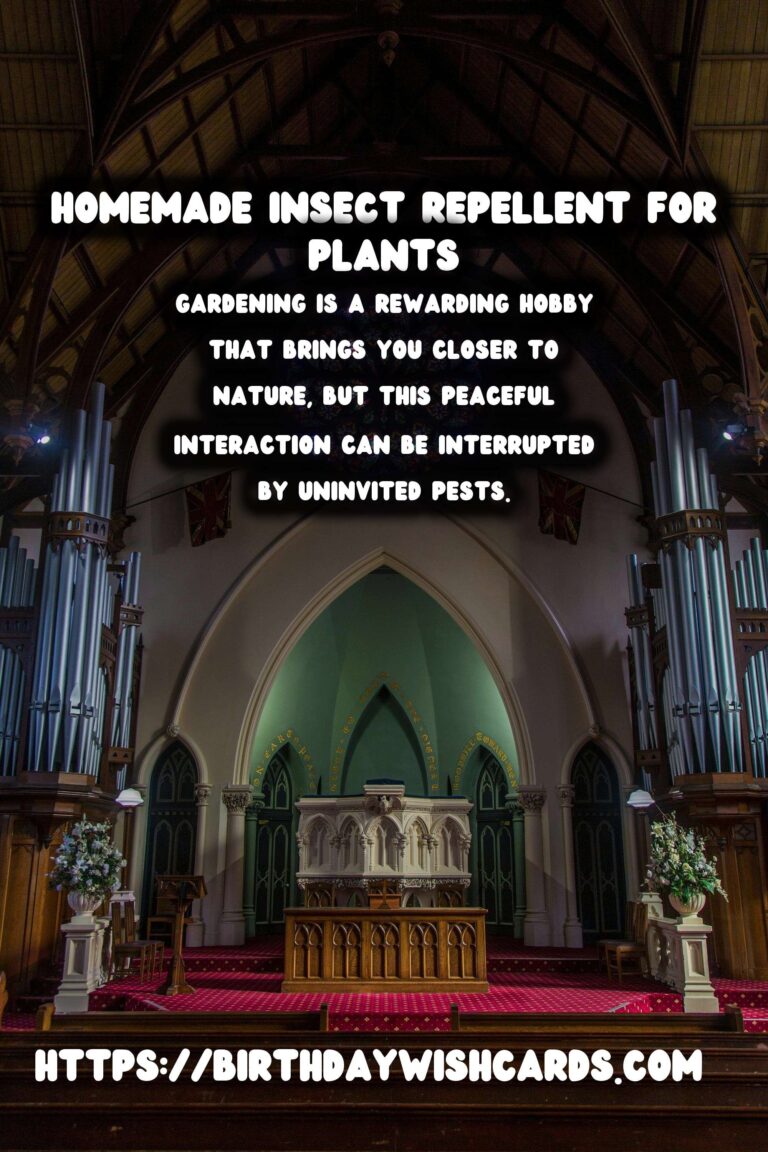 Effective Home-Made Insect Repellents for Thriving Garden Plants
