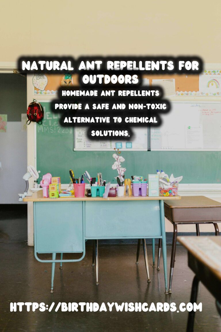 Effective Homemade Ant Repellent for Outdoors