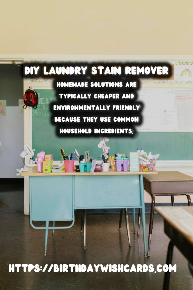Effective Homemade Laundry Stain Remover Spray Guide
