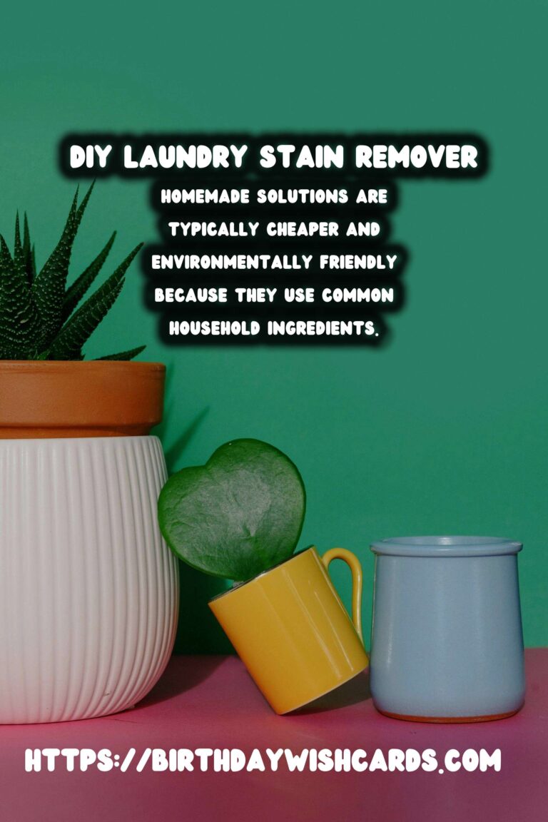Effective Homemade Laundry Stain Remover Spray Guide