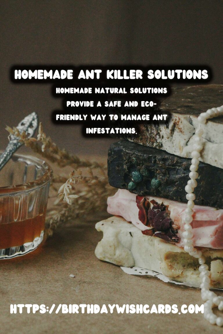 Effective Homemade Natural Ant Killer: A Comprehensive Guide