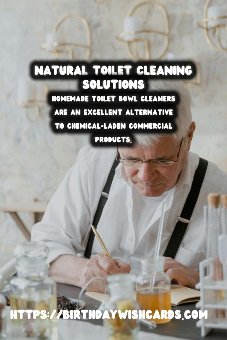 Effective Homemade Toilet Bowl Cleaner Solutions
