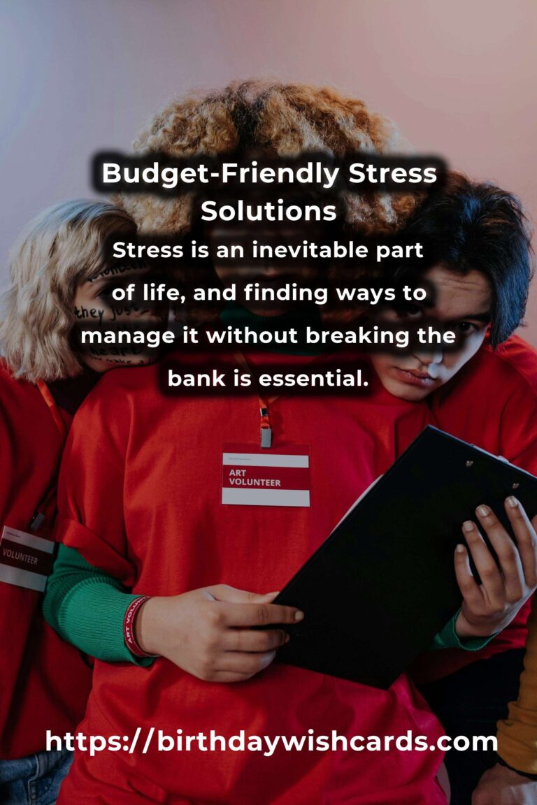 Effective Solutions to Common Budget-Friendly Stress Management Problems