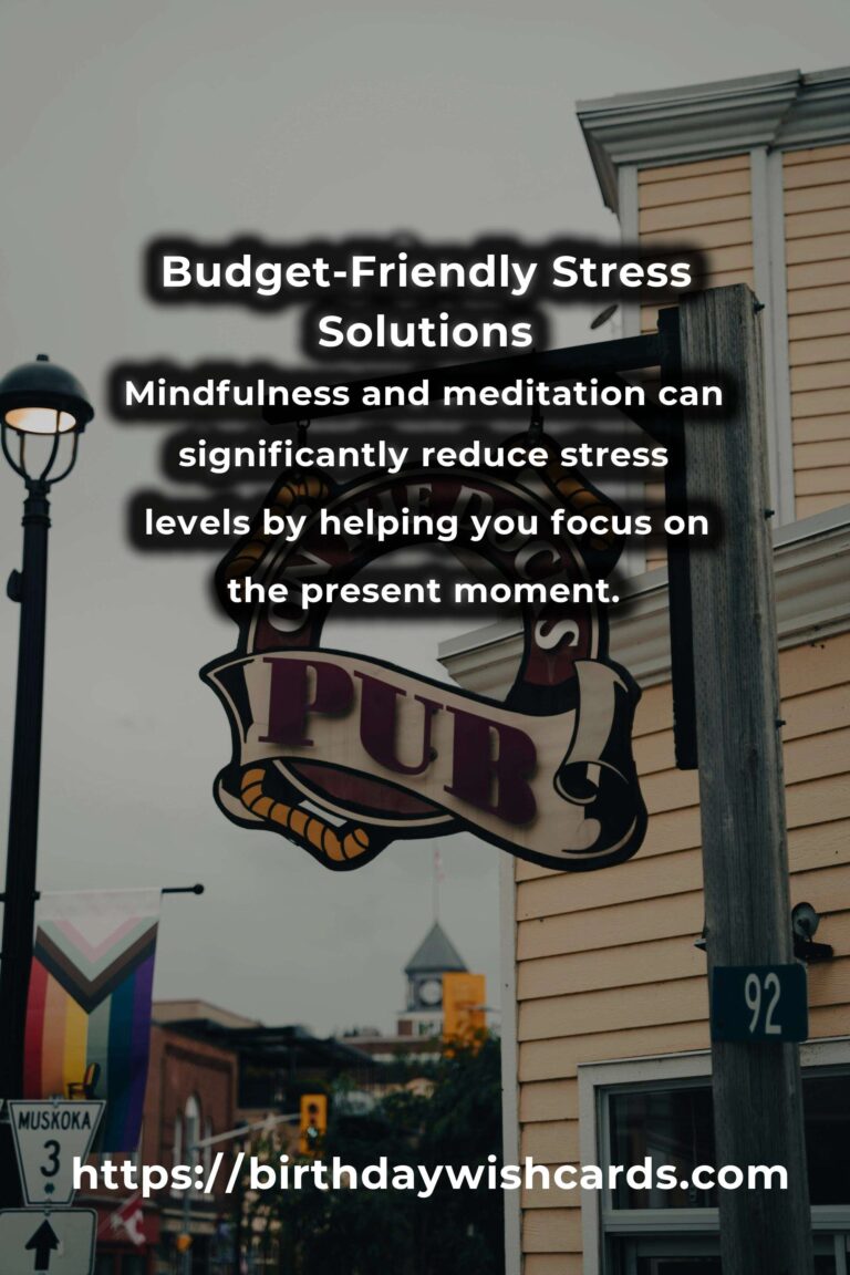 Effective Solutions to Common Budget-Friendly Stress Management Problems