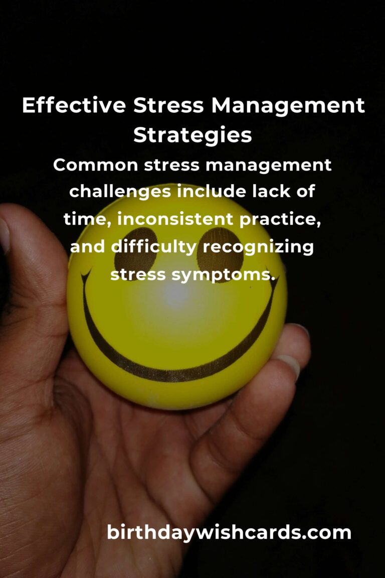 Effective Solutions to Common Stress Management Challenges