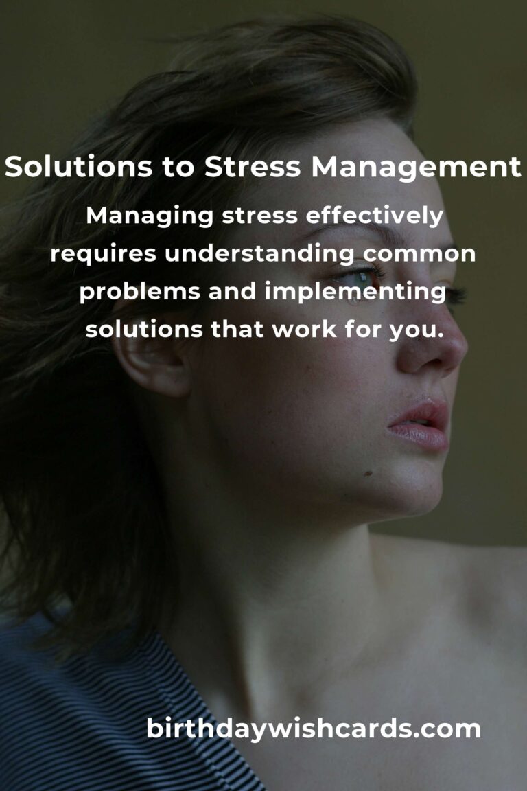 Effective Solutions to Common Stress Management Strategies Problems
