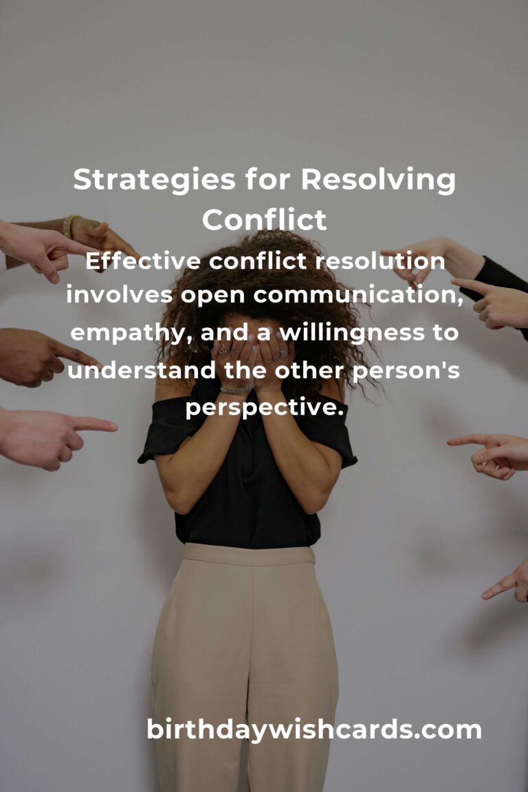 Effective Strategies for Solving Common Conflict Resolution Problems