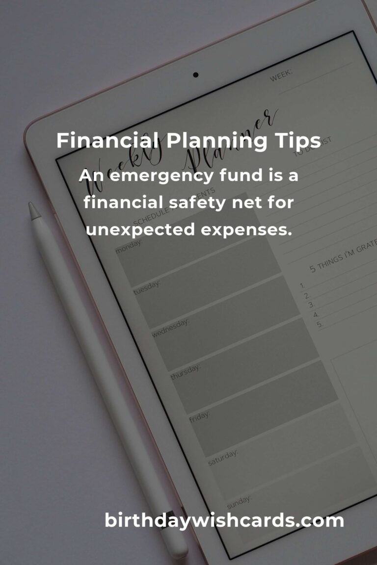 Effective Strategies to Save Money with Financial Planning Tips