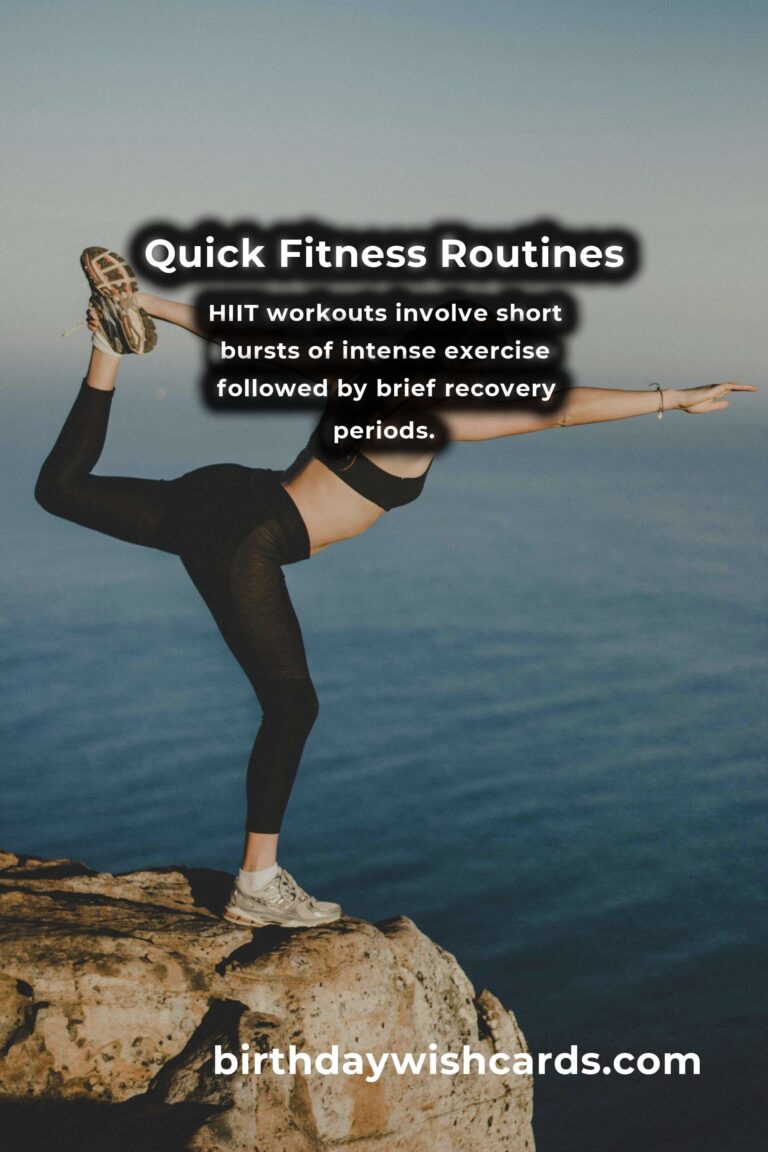 Efficient 10-Minute Fitness Routines for Busy Days