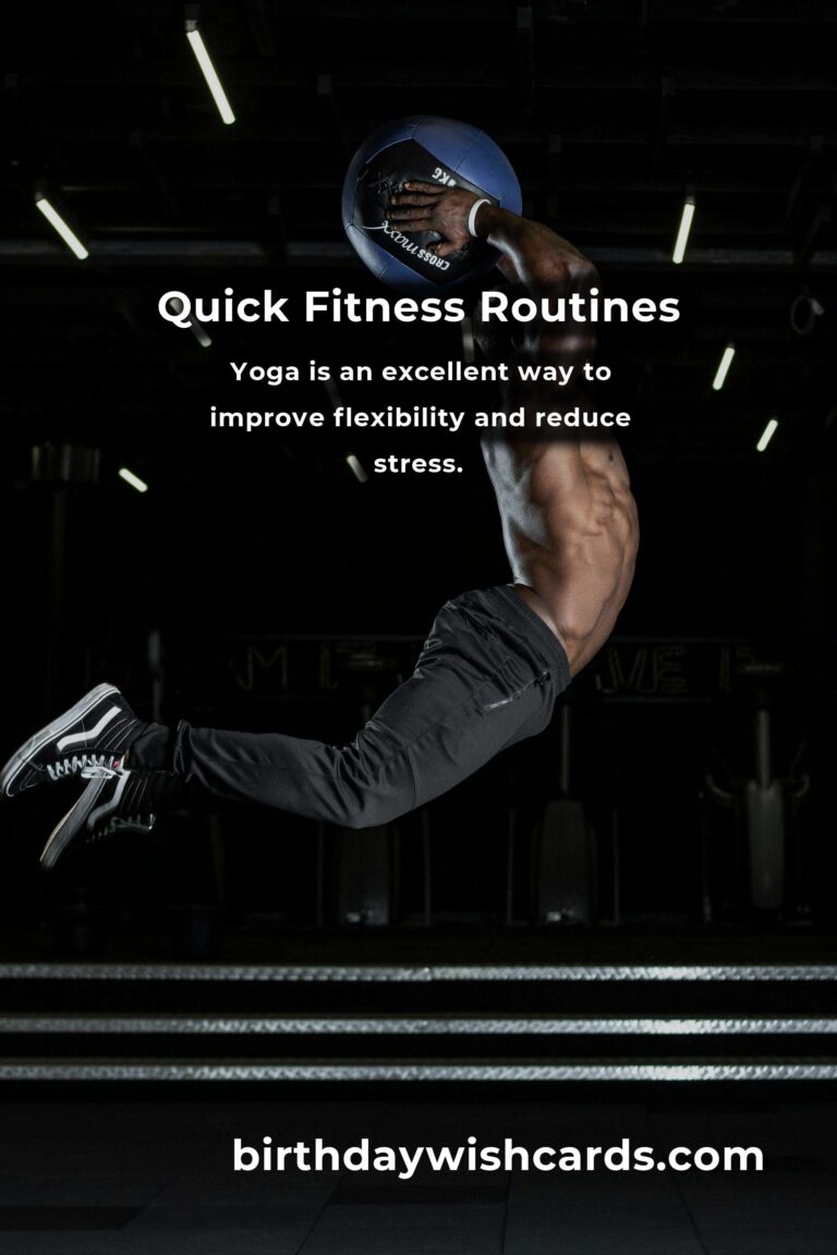 Efficient 10-Minute Fitness Routines for Busy Days