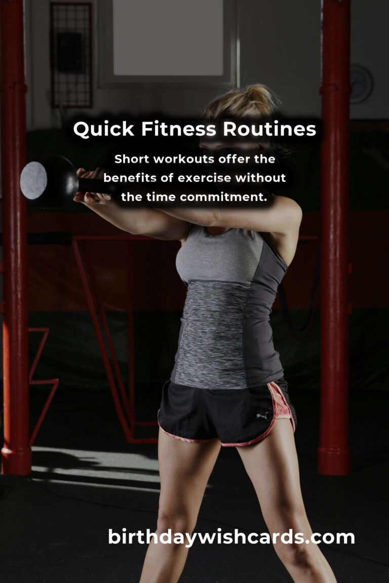 Efficient 10-Minute Fitness Routines for Busy Days