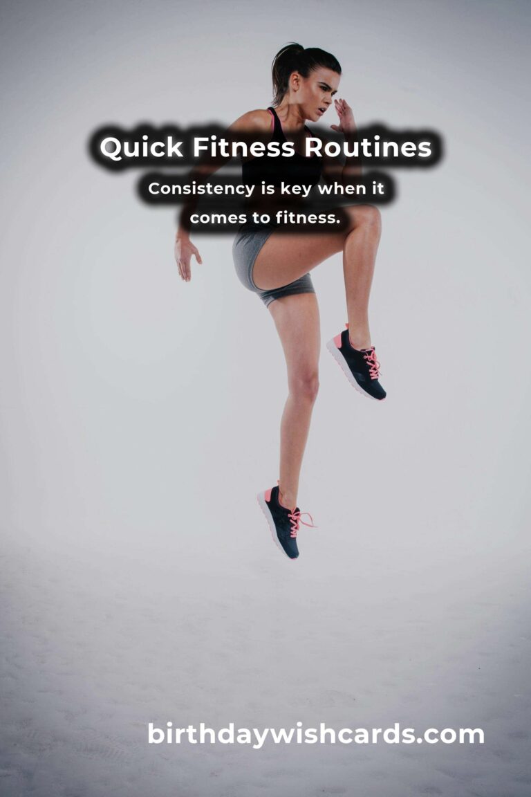 Efficient 10-Minute Fitness Routines for Busy Days