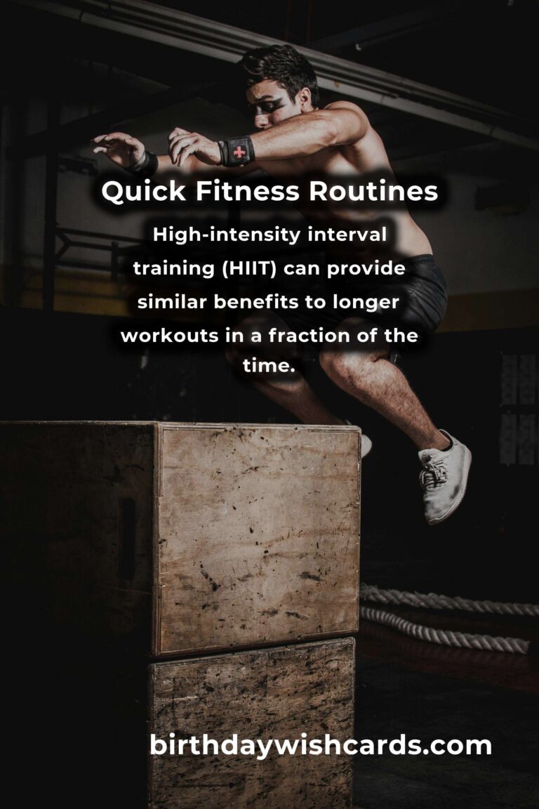 Efficient 15-Minute Fitness Routines for Your Busiest Days