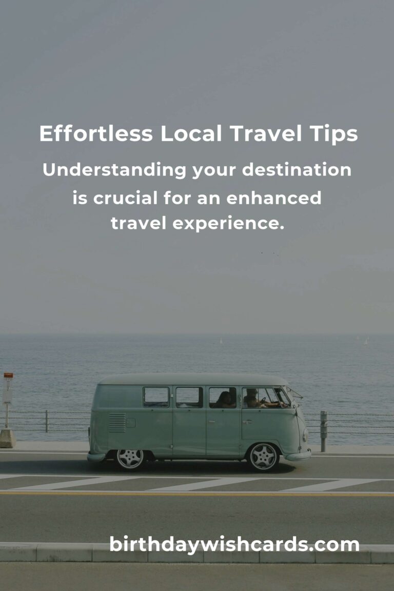 Effortless Local Travel: A Comprehensive Survival Guide