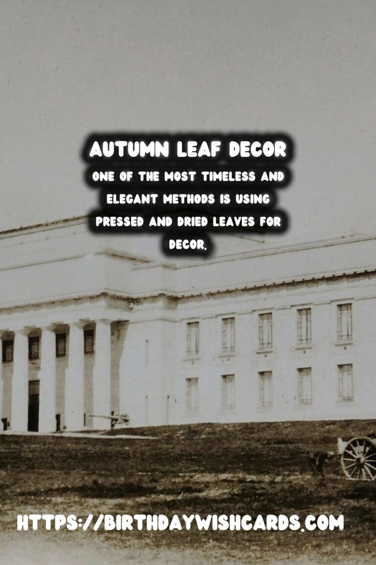 Embrace the Beauty of Autumn with Pressed & Dried Leaf Decor