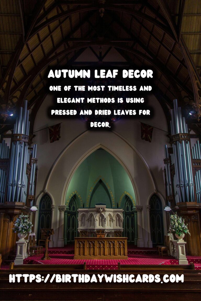 Embrace the Beauty of Autumn with Pressed & Dried Leaf Decor