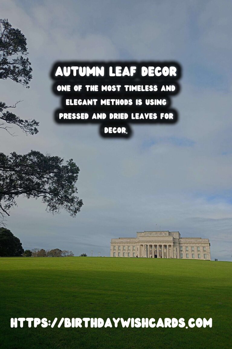 Embrace the Beauty of Autumn with Pressed & Dried Leaf Decor