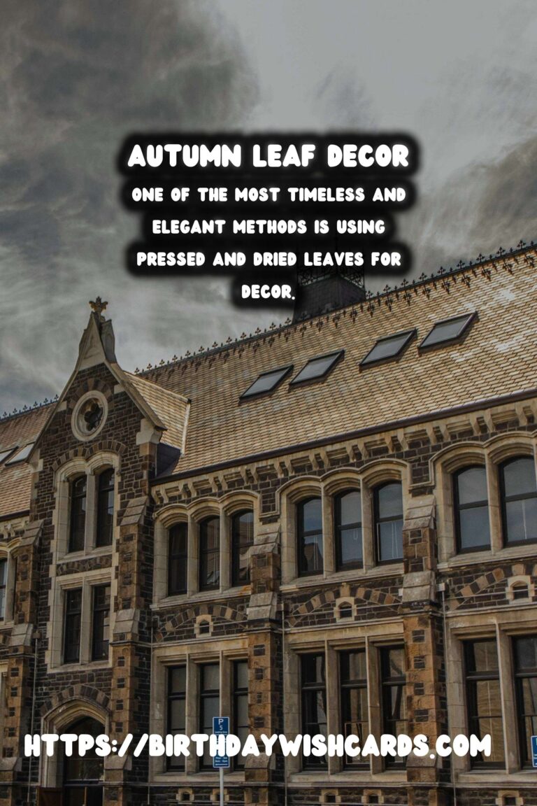 Embrace the Beauty of Autumn with Pressed & Dried Leaf Decor