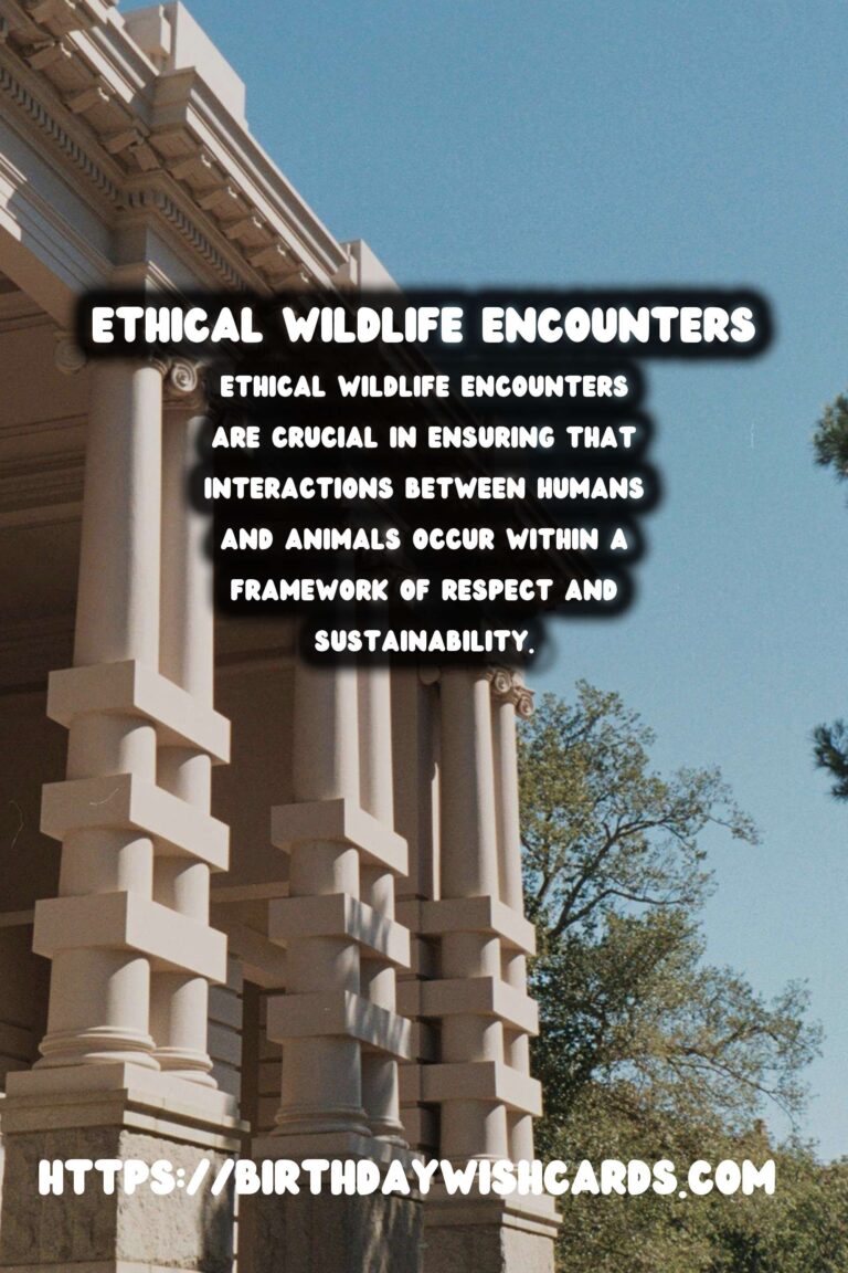 Embracing Ethical Wildlife Encounters in Historical Game Reserves