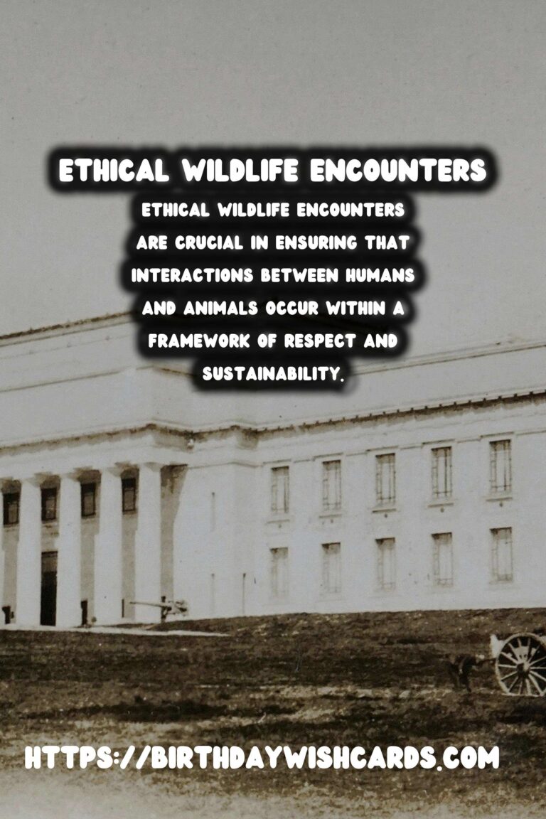 Embracing Ethical Wildlife Encounters in Historical Game Reserves