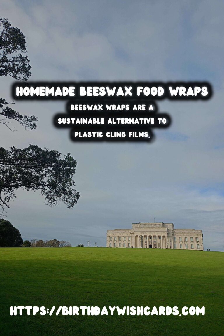 Embracing Sustainability: How to Make Homemade Beeswax Food Wraps for Zero Waste Living