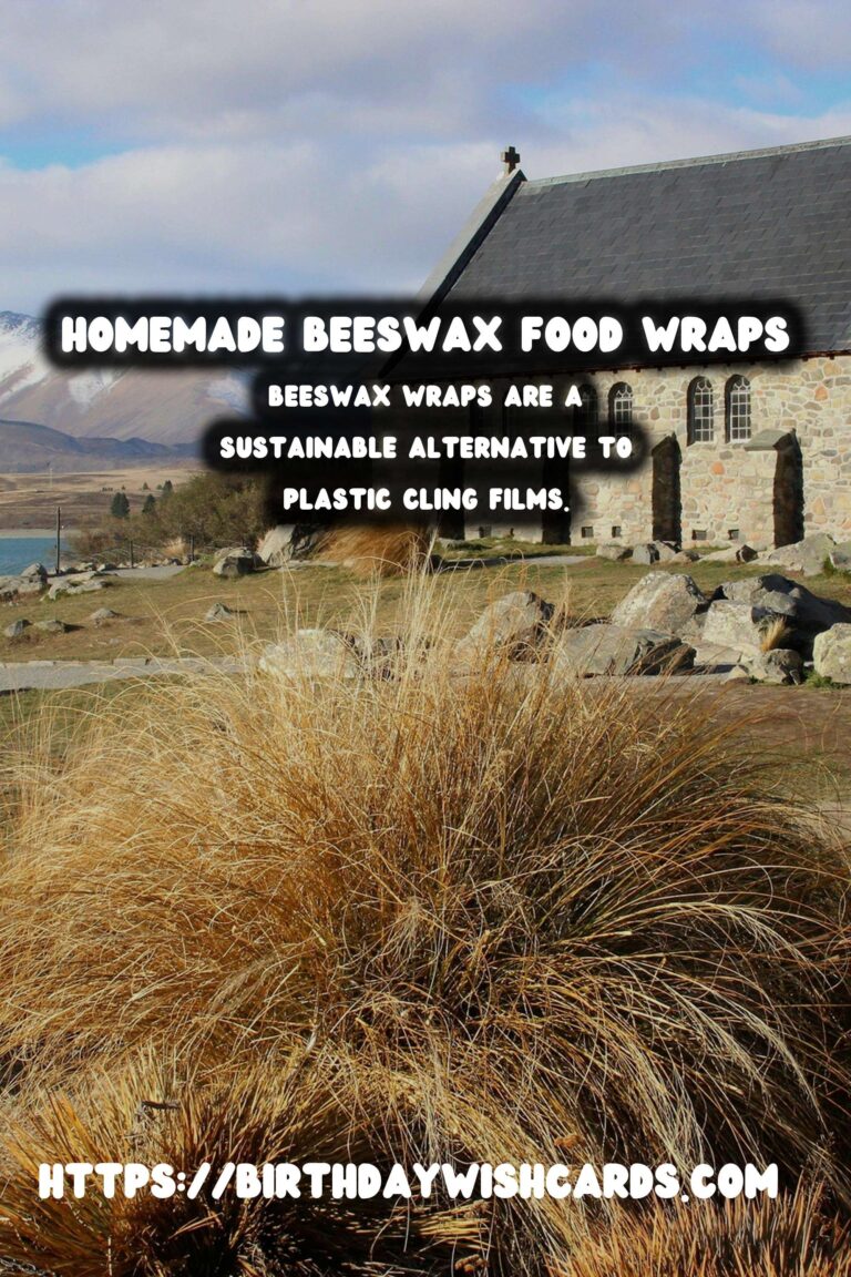 Embracing Sustainability: How to Make Homemade Beeswax Food Wraps for Zero Waste Living