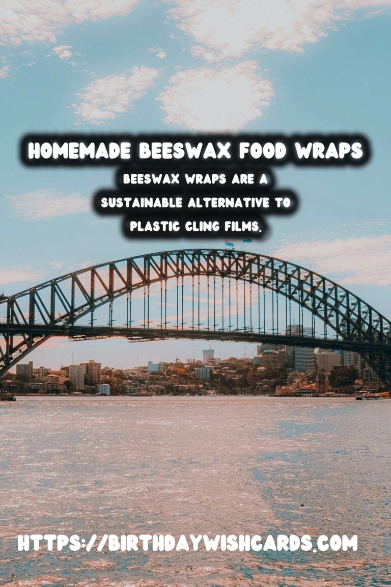 Embracing Sustainability: How to Make Homemade Beeswax Food Wraps for Zero Waste Living