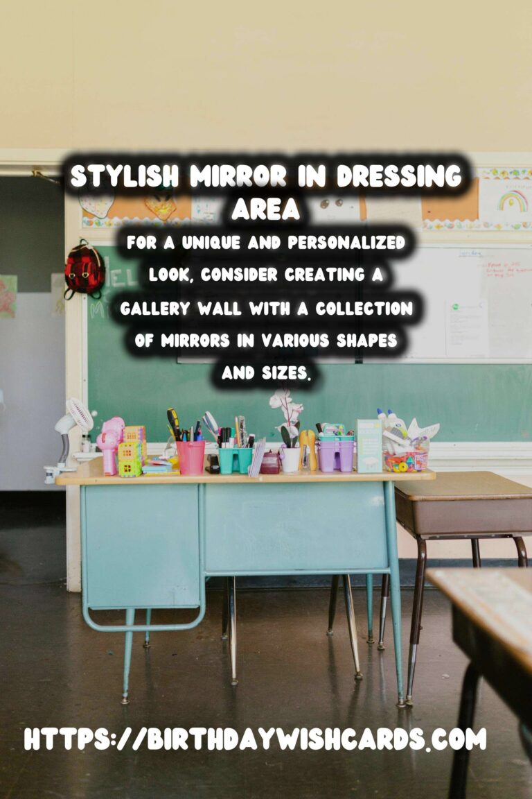 Enhance Your Dressing Area with Mirrors: A Stylish Guide