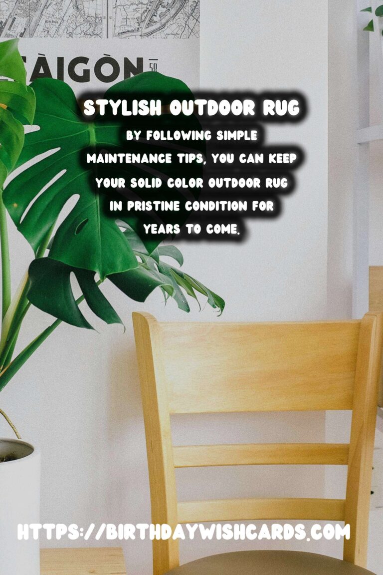 Enhance Your Outdoors with Solid Color Summer Outdoor Rugs