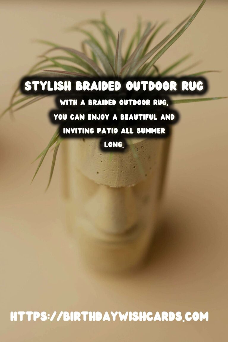 Enhance Your Patio with a Braided Summer Outdoor Rug
