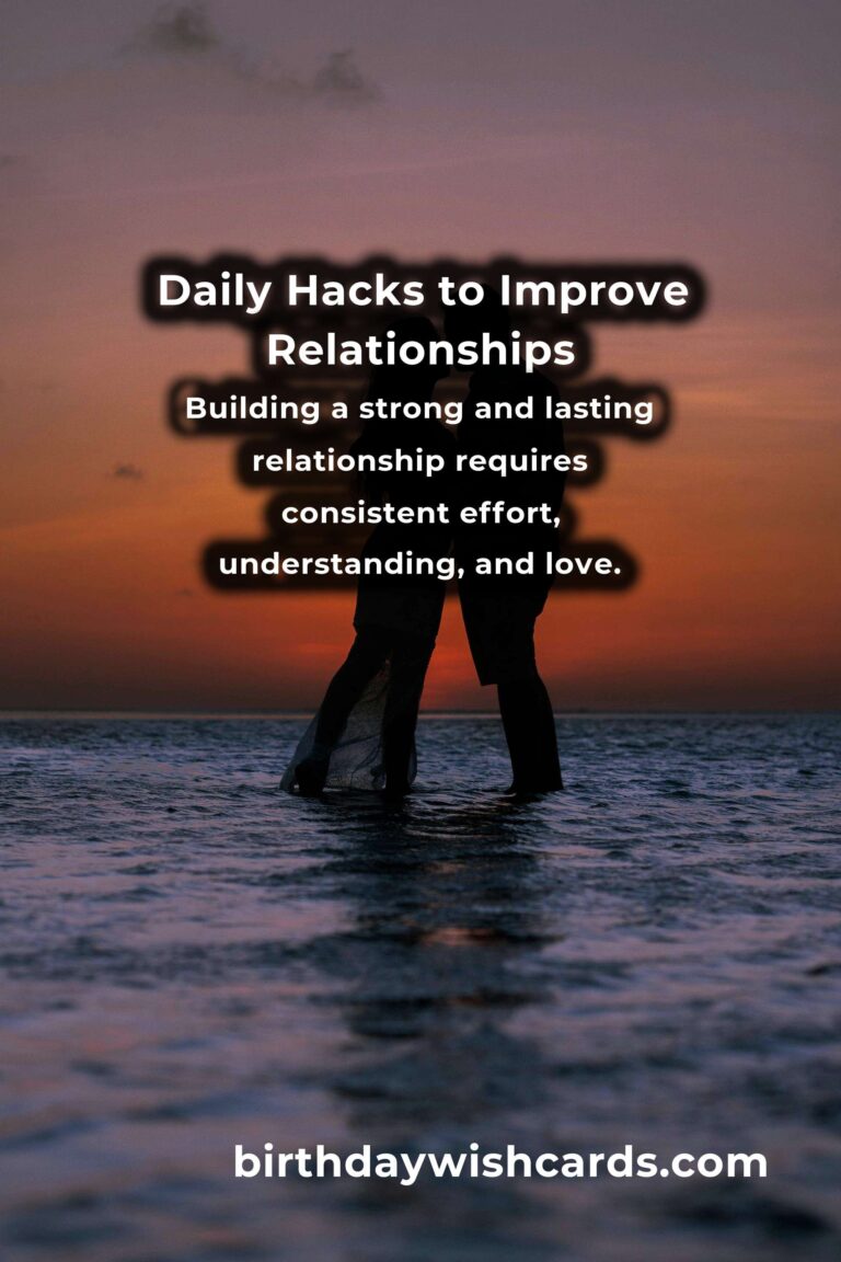 Enhance Your Relationship with These Daily Hacks