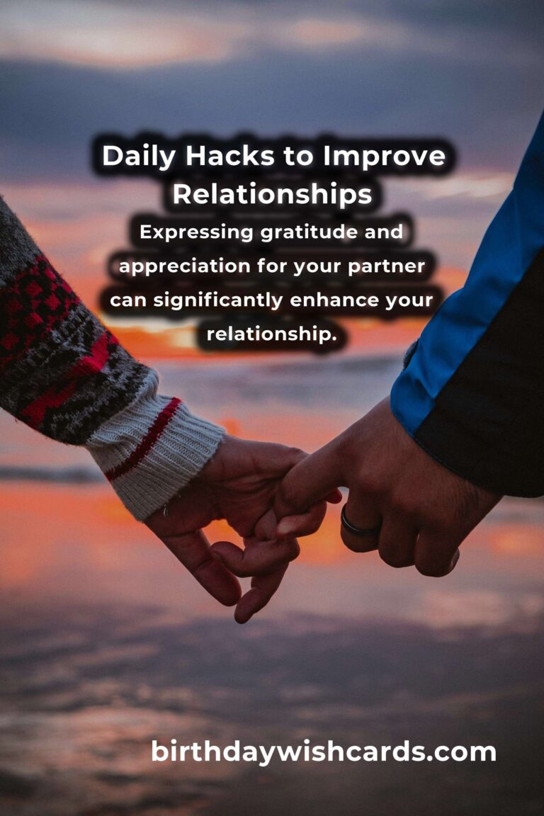 Enhance Your Relationship with These Daily Hacks