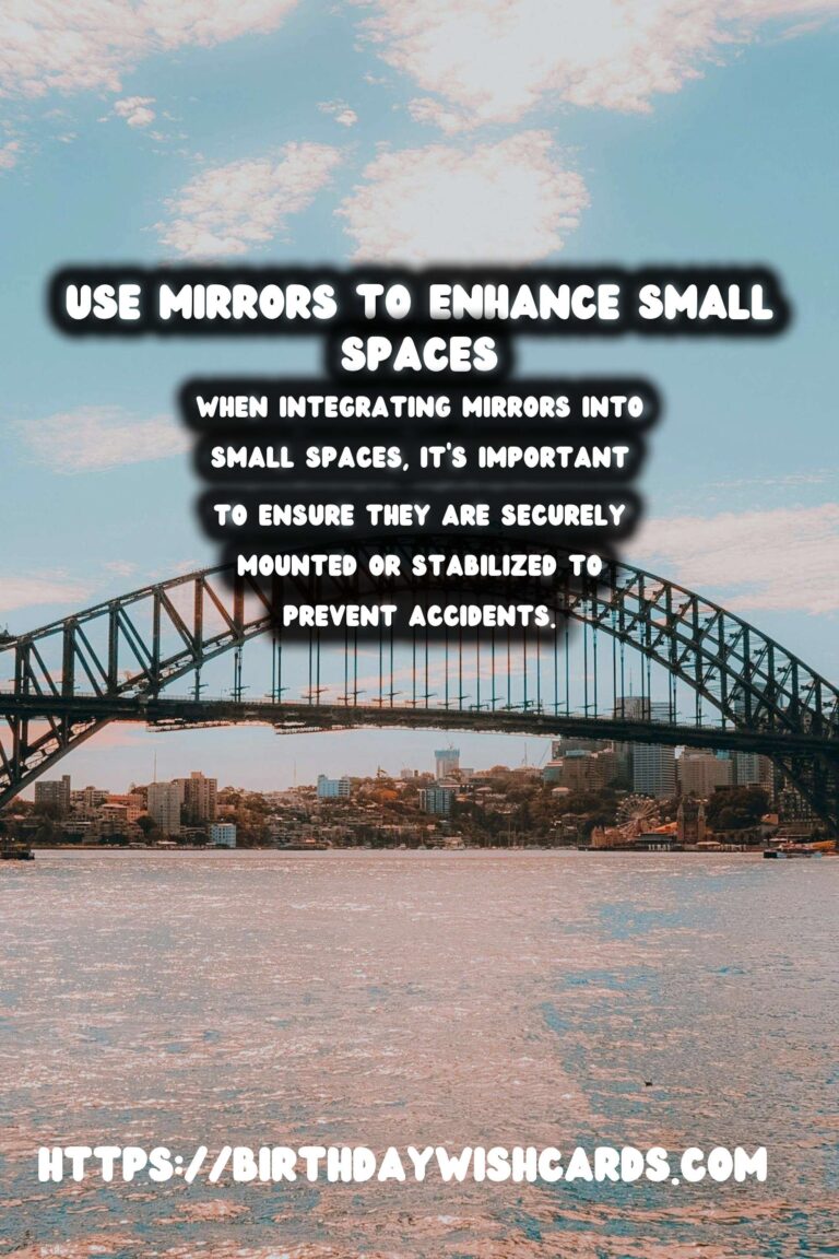 Enhance Your Small Space: Decorating with Mirrors