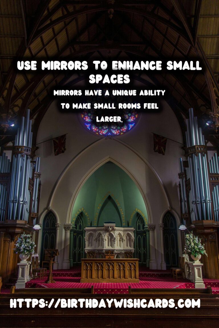 Enhance Your Small Space: Decorating with Mirrors