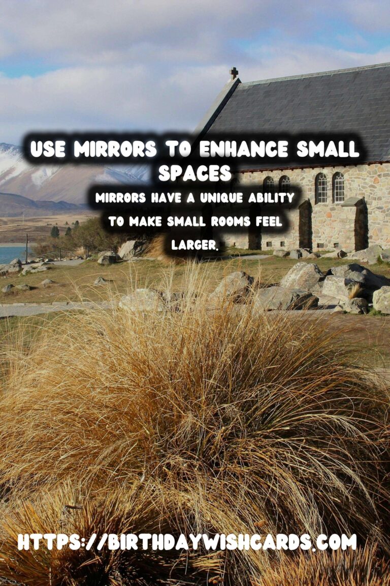 Enhance Your Small Space: Decorating with Mirrors