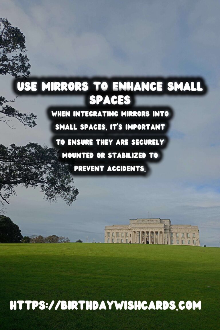 Enhance Your Small Space: Decorating with Mirrors