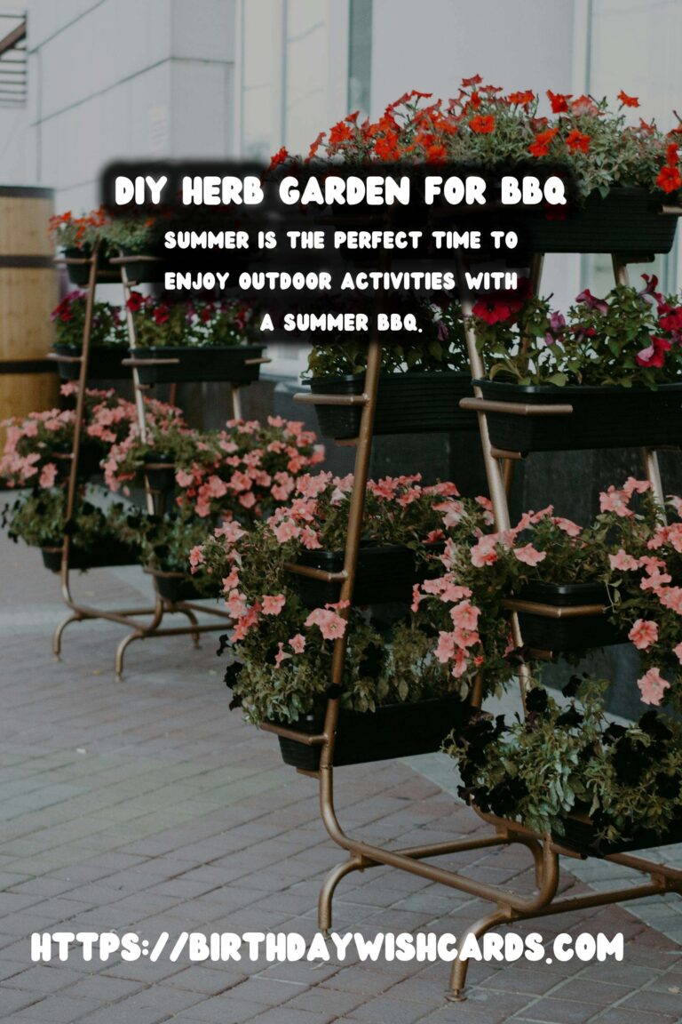 Enhance Your Summer BBQ Grill Area with a DIY Herb Garden