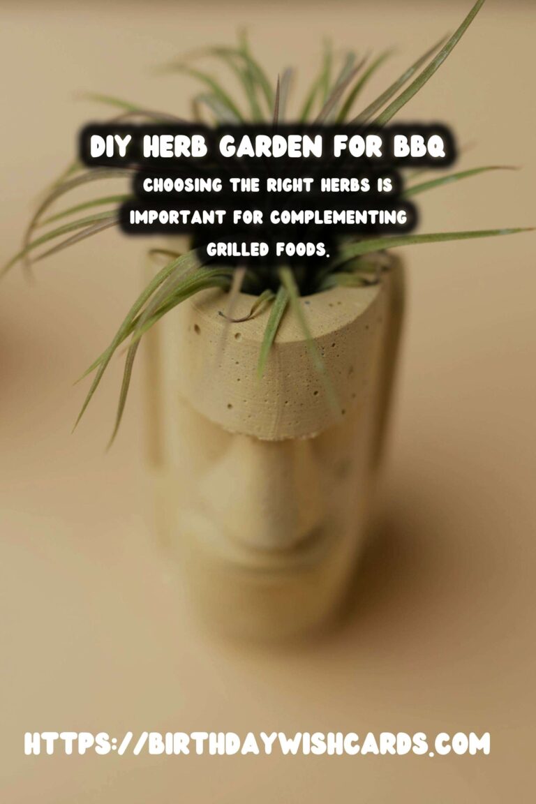 Enhance Your Summer BBQ Grill Area with a DIY Herb Garden