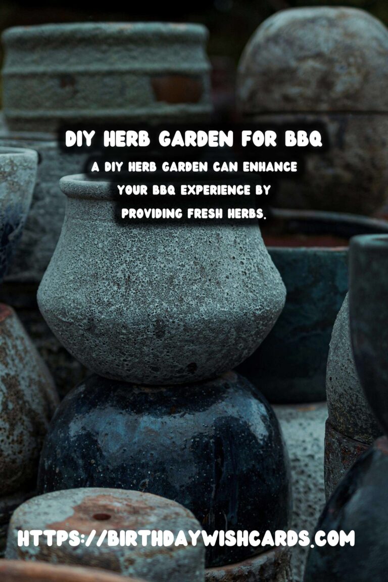 Enhance Your Summer BBQ Grill Area with a DIY Herb Garden