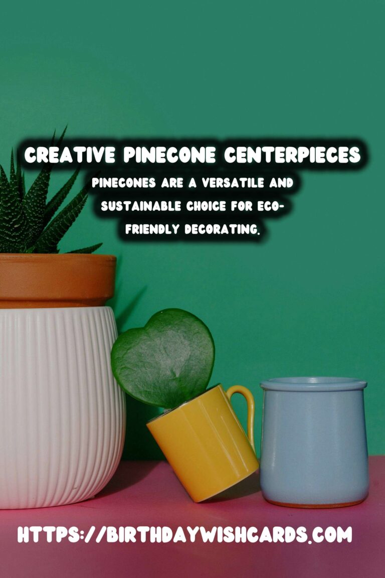 Enhance Your Winter Decor with Stunning Pinecone Centerpieces